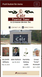 Mobile Screenshot of colefuneralhomeinc.com